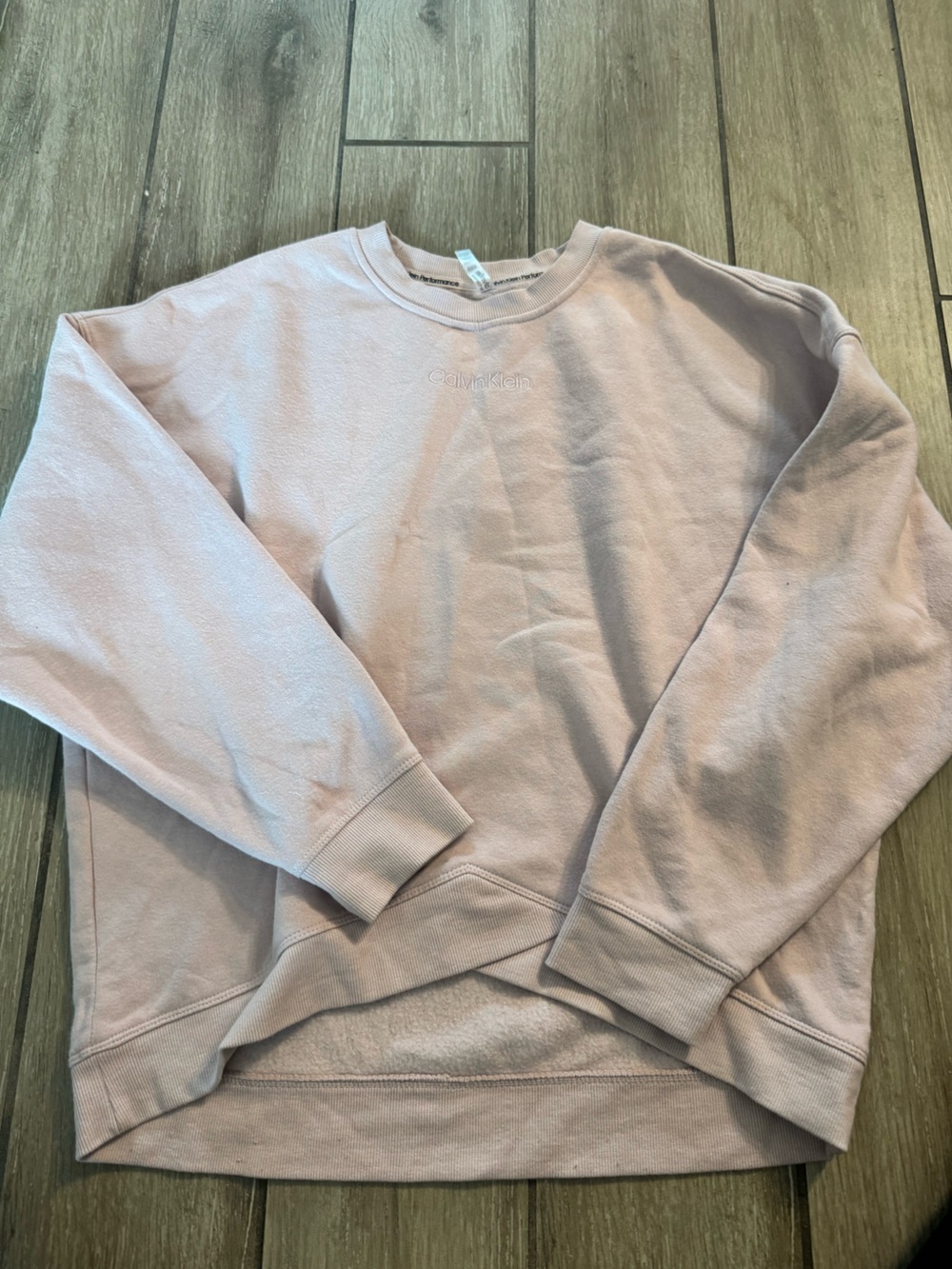 Calvin Klein Women's Light Pink Crewneck Sweater